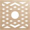 Ekena Millwork Chevron Wood Fretwork Pierced Ceiling Medallion, Alder, 24"OD x 6 1/4"ID x 3/8"T CMWP24X24X0375CHAL - alternate 1